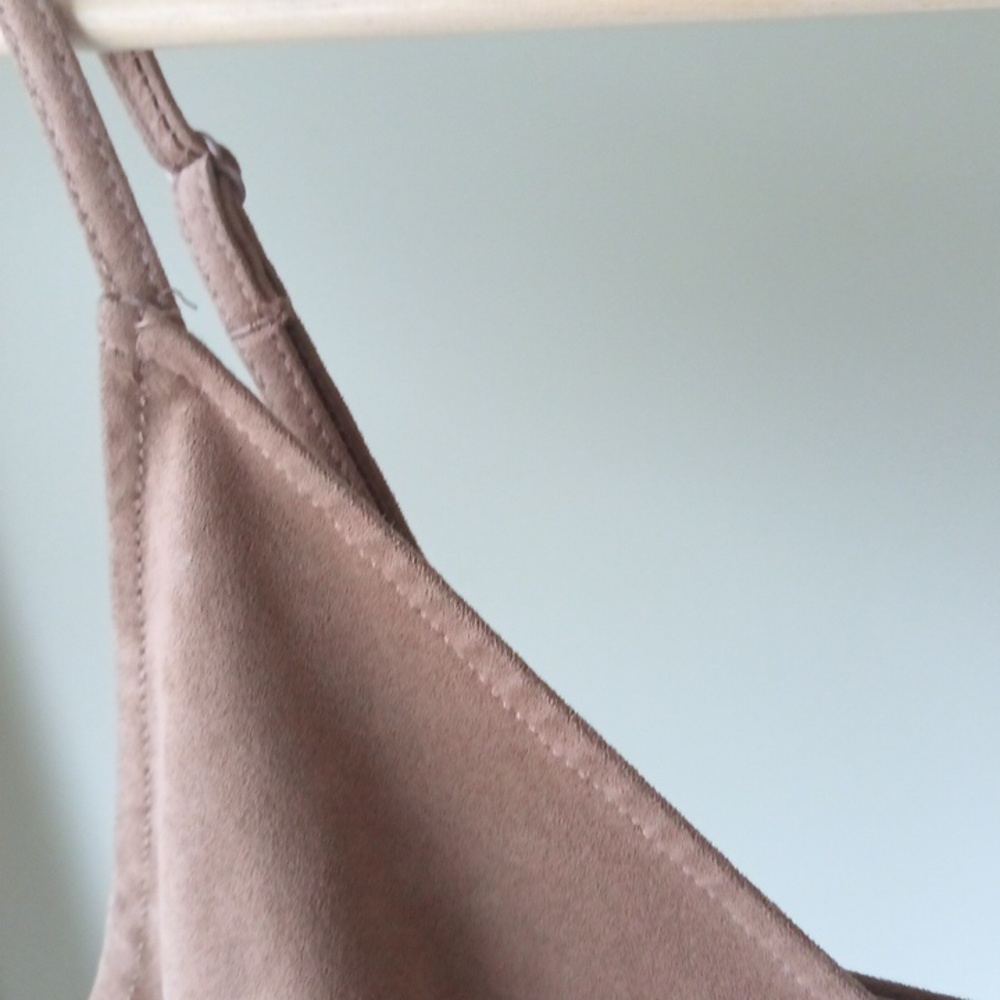 Ptp15" Wilfred Faux Suede Tan Camisole Top - Picture 9 of 16